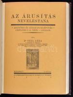 Dr. Orel Géza: Az árusítás technikája és lélektana. Oldalszámozáson belül 14 fekete-fehér képtábláva...