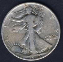 USA 1943. 1/2$ Ag "Liberty" T:3-