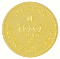 1961. 100Ft Au "Bartók Béla" (7,69g/0.986) T:2 (P)
Hungary 1961. 100 Forint Au "Béla...