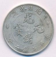 Kínai Császárság / Hupej Tartomány 1895-1907. 1$ Ag (26,3g) T:2 kis patina, ph.
Chinese Empire / Hu...