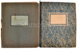 cca 1940 2 db receptfüzet