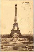 1914 Paris, La tour Eiffel / Eiffel Tower, horse-drawn carriages