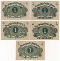 Németország / Weimari Köztársaság 1920. 1M (5x) + 2M (4x) T:I,I-
Germany / Weimar Republic 1920. 1 ...