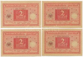 Németország / Weimari Köztársaság 1920. 1M (5x) + 2M (4x) T:I,I-
Germany / Weimar Republic 1920. 1 ...