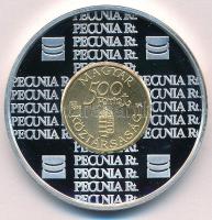 1993. "Emlék a Pecunia Rt.-től - Bp. 1993 / 	
1993. 500Ft Ag "Régi dunai hajók - Árpád&qu...