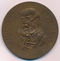 Kiss Nagy András (1930-1997) DN Semmelweis Ignác 1818-1865 Br emlékérem ÁPV tokban (60mm) T:1