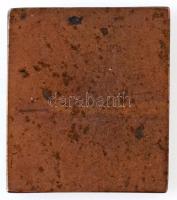 Sződy Szilárd (1878-1939) 1926. "Dr. Füzesséry Zoltán" Br plakett (30,5x35mm) T:2 / Hungar...