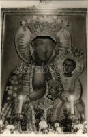 ~1945 Sopron, Oedenburg; Brennbergbánya, Csehstohovai (czestochowai) Fekete Madonna a Szent Borbála templomban (kegyképmásolat a II. világháborúban itt menedékre talált lengyelek ajándéka). photo