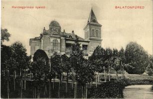 1911 Balatonfüred, Hercegprímási nyaraló, villa. Grüner Simon kiadása