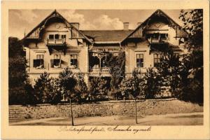 Balatonfüred, Annuska nyaraló, villa