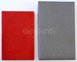 ~1970. "MHSZ (Magyar Honvédelmi Szövetség) Kiváló Munkáért" zománcozott ezüst fokozatú fém...