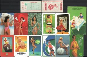 1978-2006 11 db Totó-Lottó naptár + 2 db lottószelvény + 1 db levelezőlap