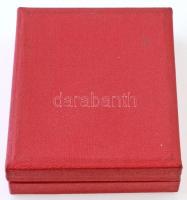 ~1970. "25 éves Tanácsi Munkáért" zománcozott fém kitüntető jelvény eredeti tokban T:1,1-