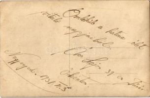 1931 Nagyenyed, Aiud; Ács Lajos 39-es tüzér önkéntes lovon / Hungarian voluntary artilleryman on hor...