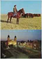 20 db MODERN magyar képeslap: főleg városok / 20 modern Hungarian postcards: mostly towns