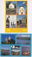20 db MODERN magyar képeslap: főleg városok / 20 modern Hungarian postcards: mostly towns