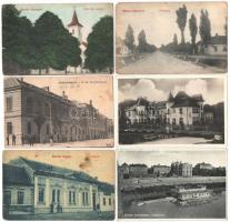 35 db RÉGI magyar városképes lap, vegyes minőség / 35 pre-1945 Hungarian town-view postcards in mixed quality