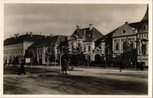 1938 Eger, Káptalan utca, Kispréposti palota + "A Szent Jobb Országjárása 1938 VII. 4. EGER" So. Stpl.