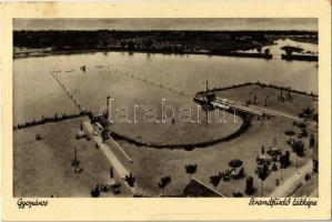 1939 Gyopárosfürdő, Gyopáros (Orosháza); Strandfürdő látképe