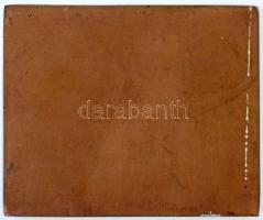 Borsos Miklós (1906-1990) DN "Világnak világa..." Ómagyar Mária-siralom részlet Br plakett...