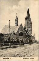 1913 Kaposvár, Református templom. Szabó Lipót kiadása