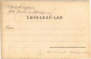 Kecskemét, Nagytemplom falfestményeinek felszentelése, pap, előkelőségek. Fanto fényképész photo