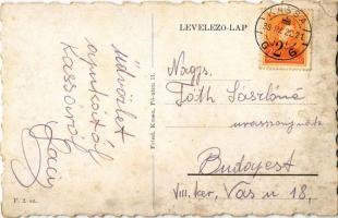 1939 Kassa, Kosice; színház és szökőkút / theatre and fountain (EK)