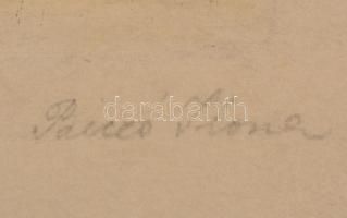 Fábián Gyuláné Biczó Ilona (1886-1970): Halasi szélmalom (Kiskunhalas). Akvatinta, karton, jelzett. ...