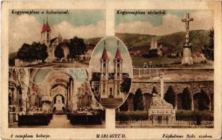 1947 Máriagyűd (Siklós), Fájdalmas Szűz szobra, Kegytemplom, kolostor, belső (Rb)