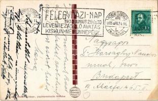 1935 Kiskunfélegyháza, Kossuth utca, Frank Ignác és Fiai üzlete. Vesszősi kiadása + "Félegyházi...