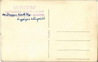 Mezőhegyes, Békéscsabai Magasépítési Nemzeti Vállalat Kossuth telepi építkezése, 4 egységes dohánysz...