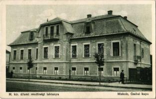 1932 Miskolc, Csabai kapu, M. kir. állami rendőrségi laktanya. Grünwald Ignác kiadása