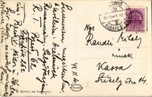 1941 Ózd, Hétes telep, fogaskerekű vasút, iparvasút + "ROZSNYÓ - BUDAPEST 21 B" vasúti moz...