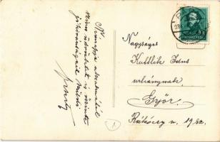 1934 Pápa, Református egyház templom építkezése. Dudás Kálmán építészmérnök terve alapján