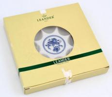 Leander cseh porcelán tojástartó tál, jelzett, hibátlan, d: 20 cm