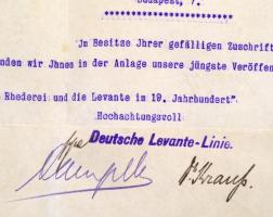 Dr. (J(akob) Krauss: Hamburgs Rhederei und die Levante im 19. Jahrhundert. Dem XIII. Internationalen...