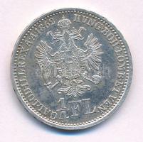 Ausztria 1862A 1/4Fl Ag "Ferenc József" T:1- kis patina Austria 1862A 1/4 Florin Ag "...