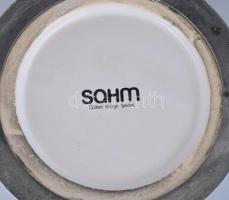 2 db kerámia sörös korsó ón fedéllel. 1 db HB München felirattal, figurális, plasztikus Münchner Kin...