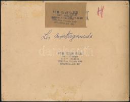 cca 1925 Stan és Pan (Laurel and Hardy ) mozifilm eredeti filmfotó, Pecséttel jelzett. 25x20 cm