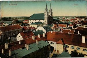 1913 Komárom, Komárnó; látkép templommal / general view with church (fl)