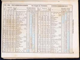 Waldheim's Ausgabe der Conducteur. Fahr-pläne der österreichisch-ungarischen Eisenbahn-, Post- ...