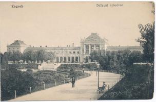 Zagreb, Zágráb; képeslapfüzet 18 képeslappal / postcard booklet with 18 postcards