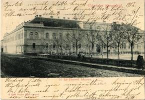 1902 Szeged, M. kir. Honvéd laktanya. Bartos Lipót kiadása (EK)