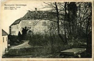1916 Borostyánkő, Bernstein; Schloss / vár. Máger József kiadása / castle (r)