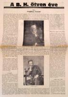 1930 Budapesti Hírlap L. évf. 128. sz., 1930. jún. 8. Szerk.: Csajthay Ferenc, szépirodalmi főmunkat...