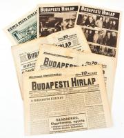 1933 Budapesti Hírlap 4 db hiányos száma, rajtuk Gömbös Gyula miniszterelnököt érintő hírekkel, írás...