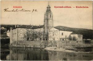 Crikvenica, Cirkvenica; Gyermekotthon, árvaház. Magazin Miramare Gönczi 954. / Kinderheim / childrens home, orphanage (EK)