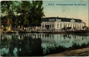 1910 Kúla, Bács-Kula, Kula; Ferenc csatornának kis híd része. Schröder kiadása / bridge, canal