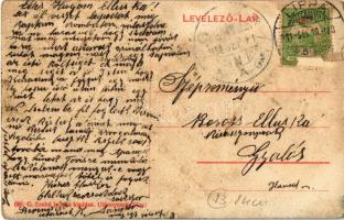 1911 Orosháza, Tancsics Mihály utca, takarékpénztár. G. Szabó Juliska 698.   (EK)