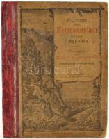 Führer durch Hermannstadt und dessen Umgebung. II. Auflage. Hermannstadt, 1896, Verlag der Sektion Hermannstadt. Kiadói félvászon kötés, széteső, kopottas állapotban.